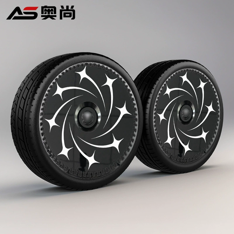 Wheel cover installation image
